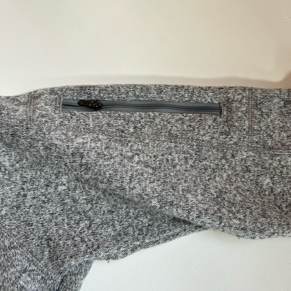 Patagonia Women’s Better Sweater Quarter Zip - Grey, Size Medium - Picture 3 of 5